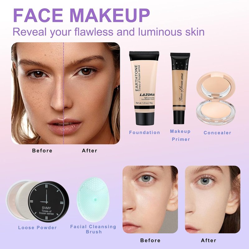 Makeup Kit for Teens & Girls - Complete Makeup Set for Beginners | Perfect Gift for Ages 10-12