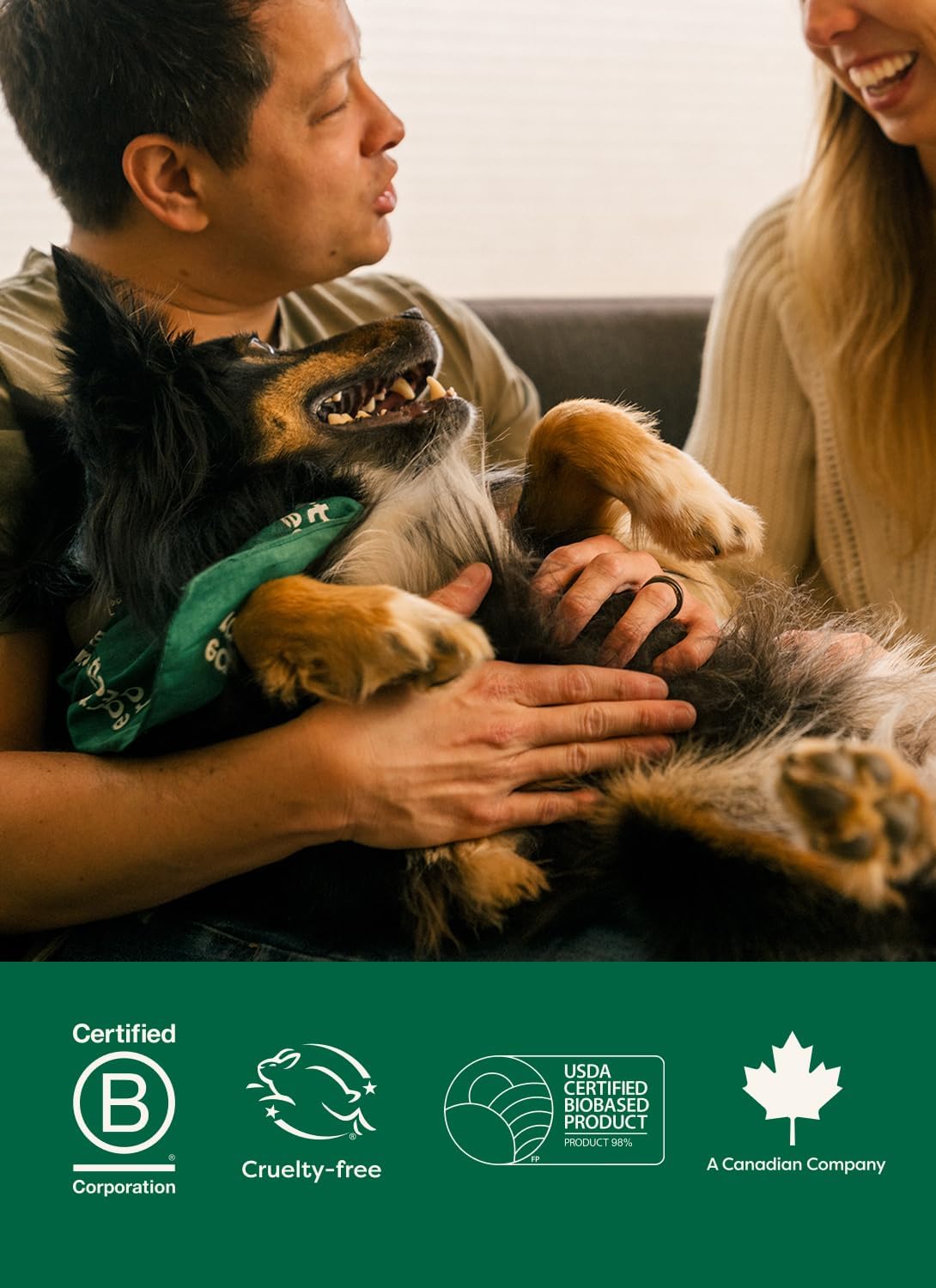 Earth Rated Pet Wipes - Hypoallergenic 3-in-1 Cleaning Wipes for Dogs & Cats | 100 Count, Unscented