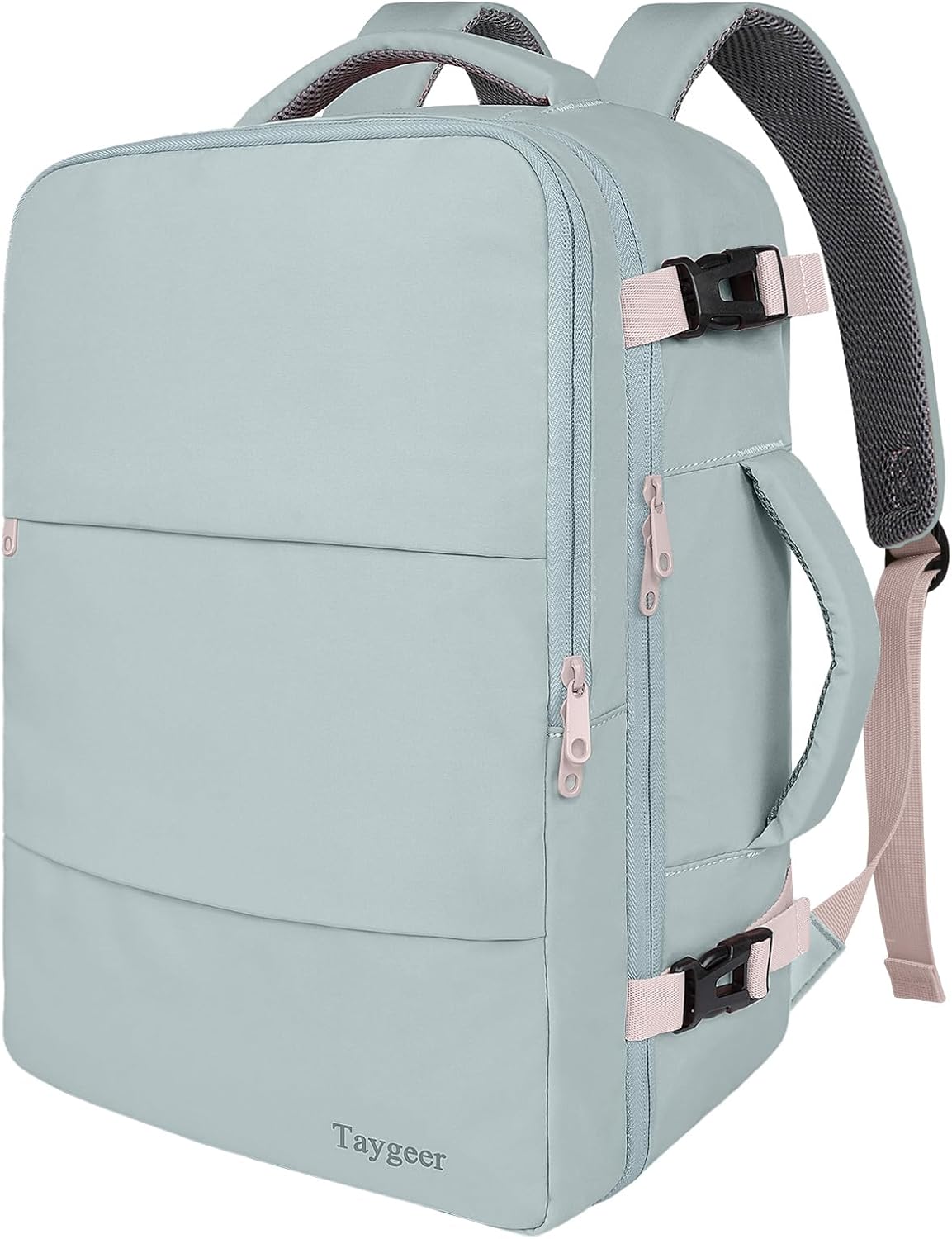 Travel Backpack for Women - TSA-Approved 15.6" Laptop Bag with Water Bottle Pocket & Shoe Pouch | Pink Casual Daypack for Business & Hiking
