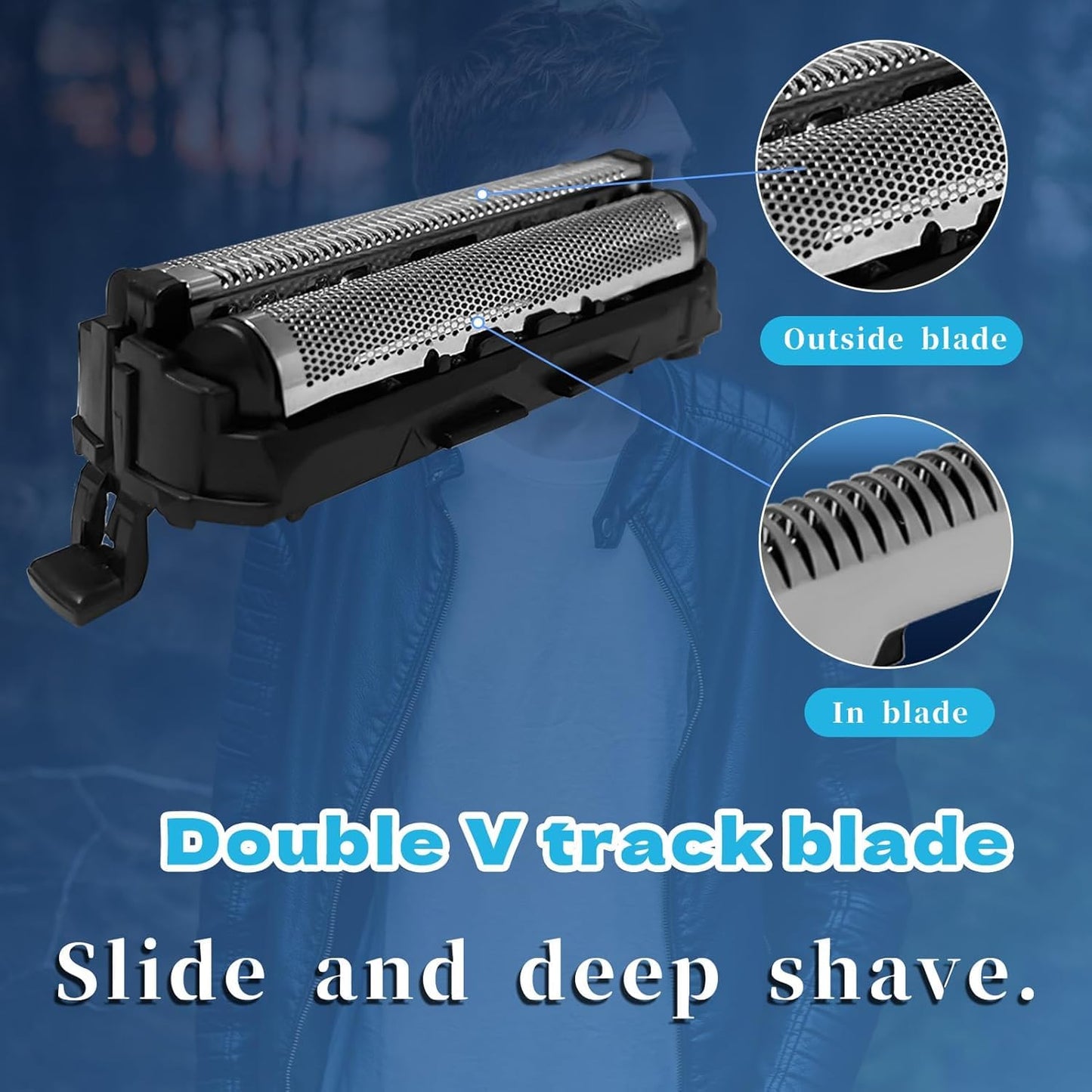 Men's Shaver Replacement Foil head ES9087 ES9068 ES8101 ES8013s Electric Shaver Head Cutter Blade ES-LT71, ES-LT67 ES-LT2P ES-LT2B ES-LT4P ES-LT4B, ES-LT41