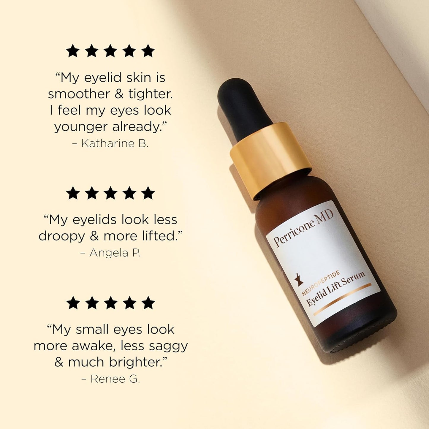 Perricone MD Neuropeptide Eyelid Lift Serum - Anti-Aging Formula, 0.5 fl oz
