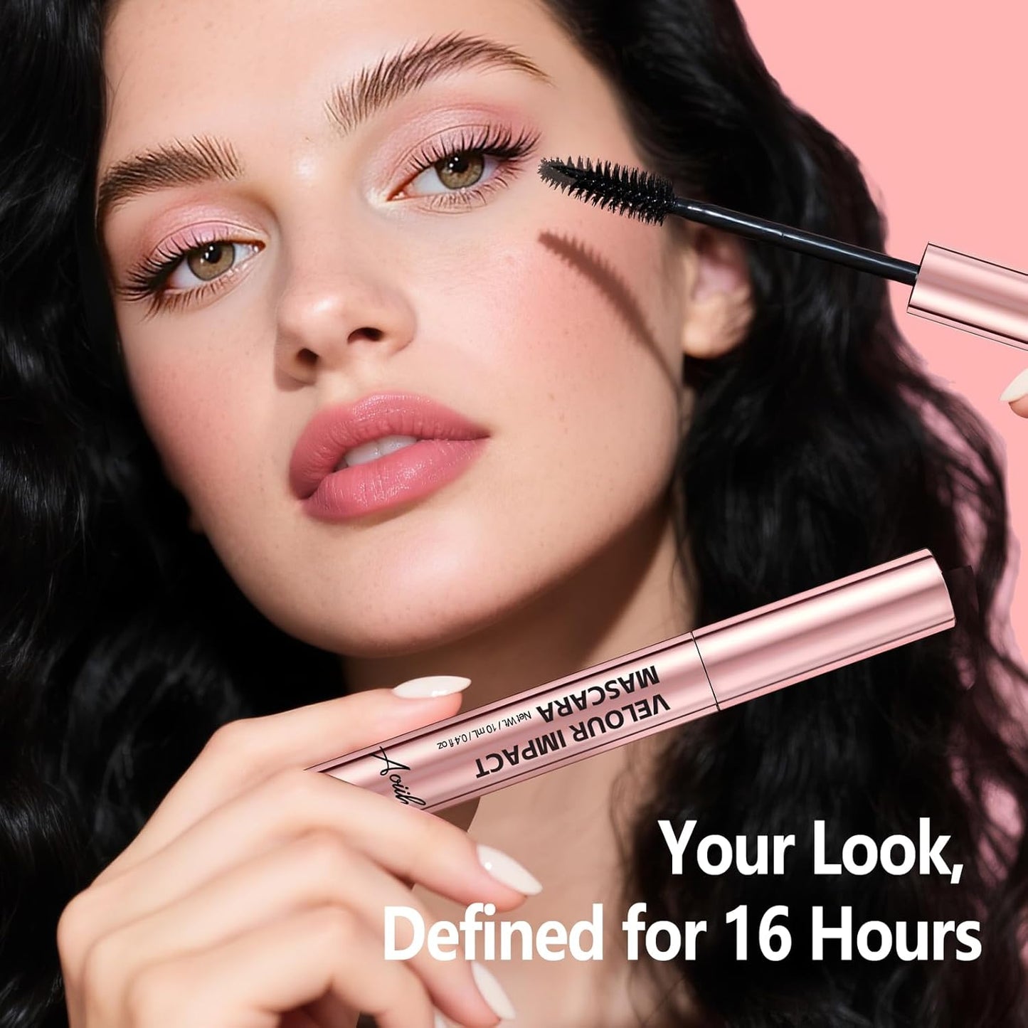 Liquid Lash Extensions Mascara - Lengthening & Volumizing Tubing Formula for Instant Lift | Smudge-Proof & Nourishing for Sensitive Eyes