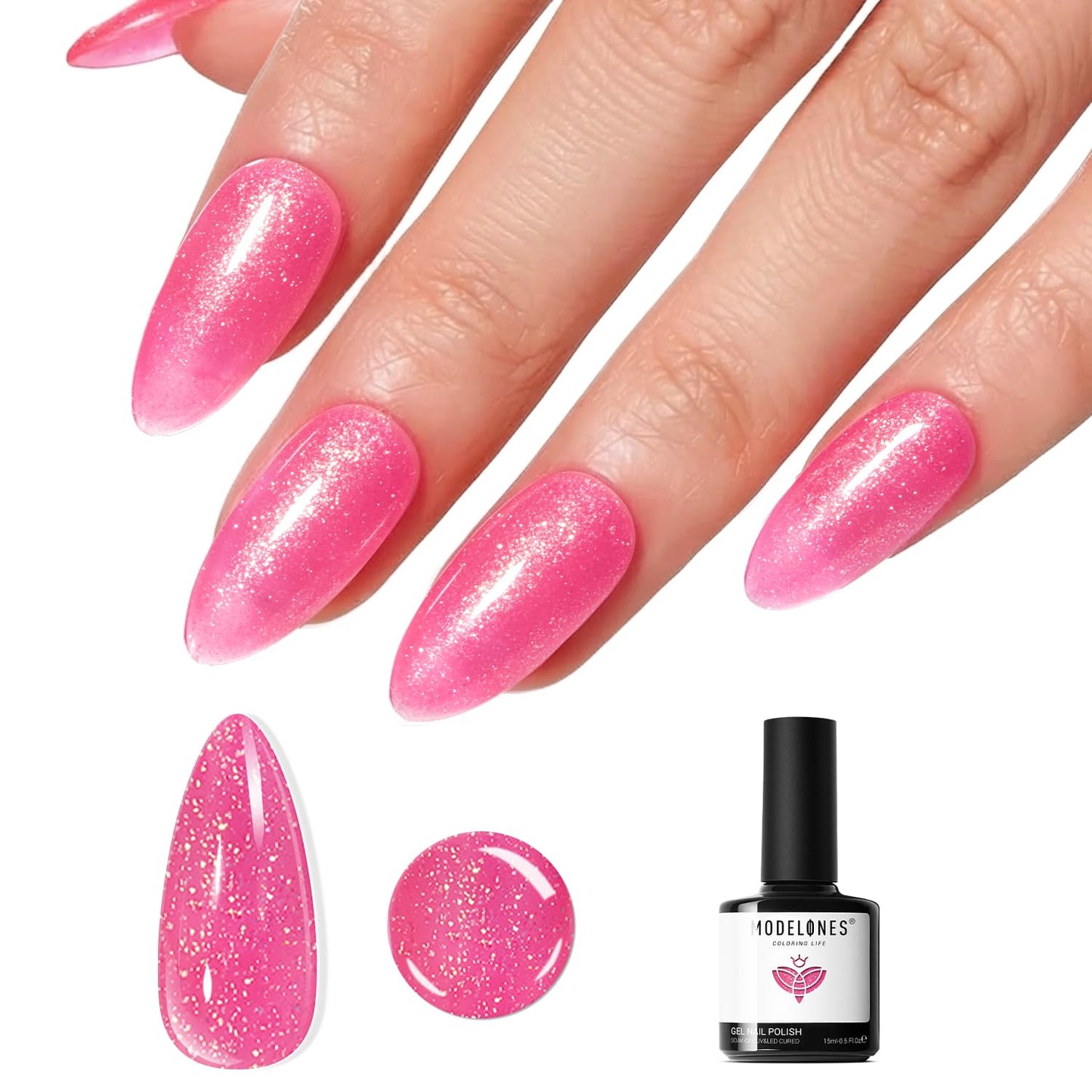 Nude Gel Nail Polish - Natural Skin Tone Color for Office Lady | Soak Off, 15ML