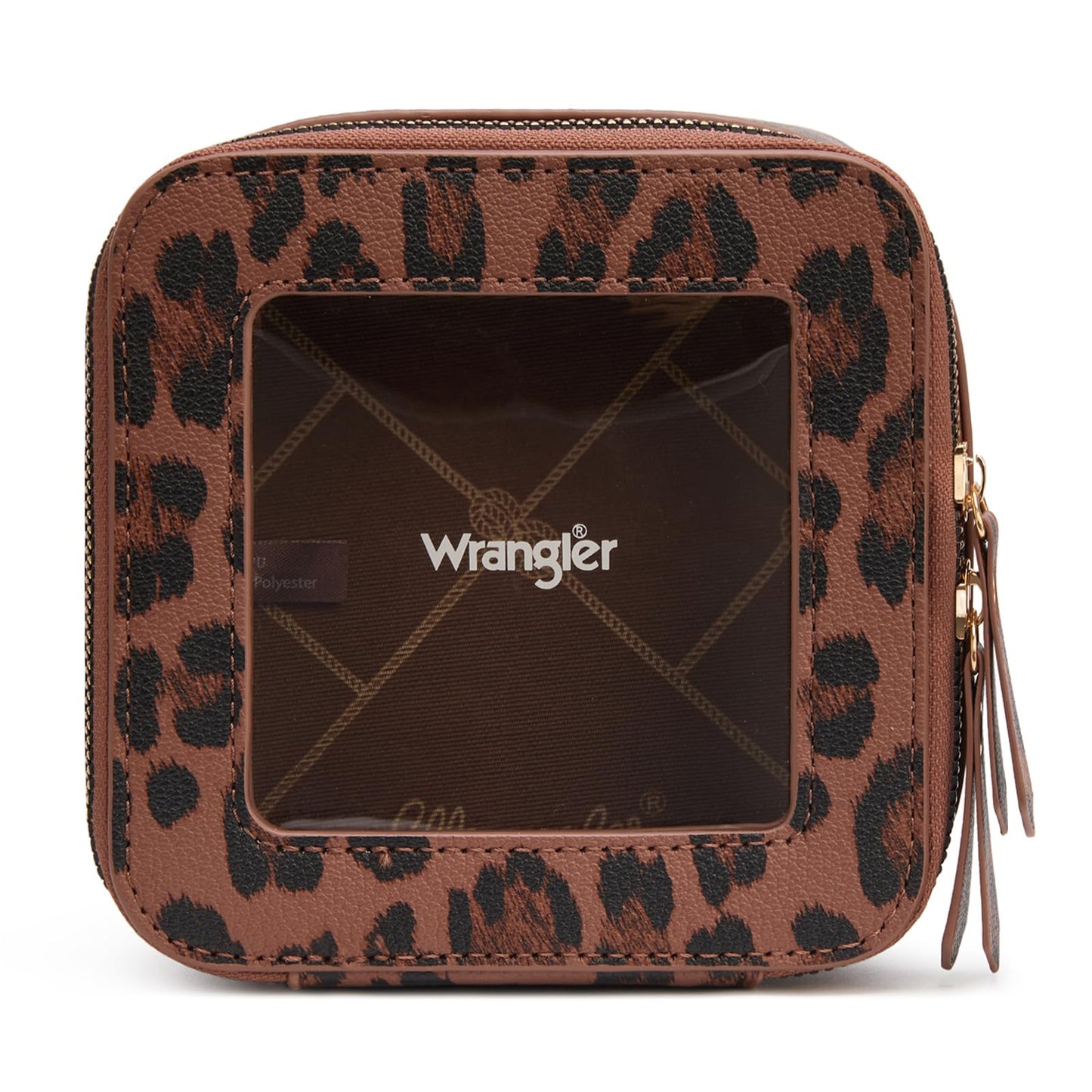 Montana West X Wrangler Clear Makeup Bag Travel Cosmetic Bag Portable Make Up Toiletry Organizer for Women