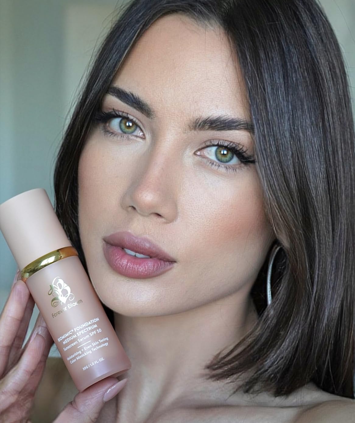 Bio Mimic Foundation - Medium Spectrum SPF 50 | Natural Finish for Mature & Sensitive Skin