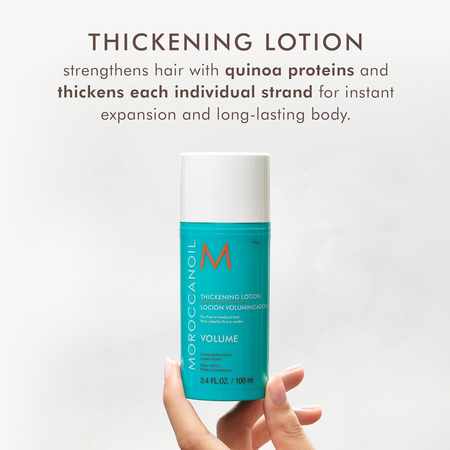 Moroccanoil Thickening Lotion - Volumizing Hair Treatment for Fuller Hair | 3.4 Fl. Oz.