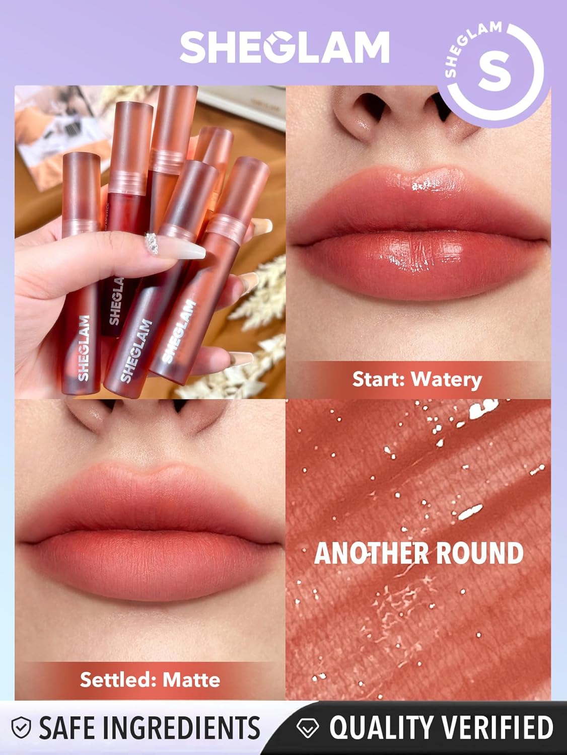 Soft Haze Lip Blur Waterproof Liquid Lipstick - Matte Transfer-Proof Lip Tint in Another Round