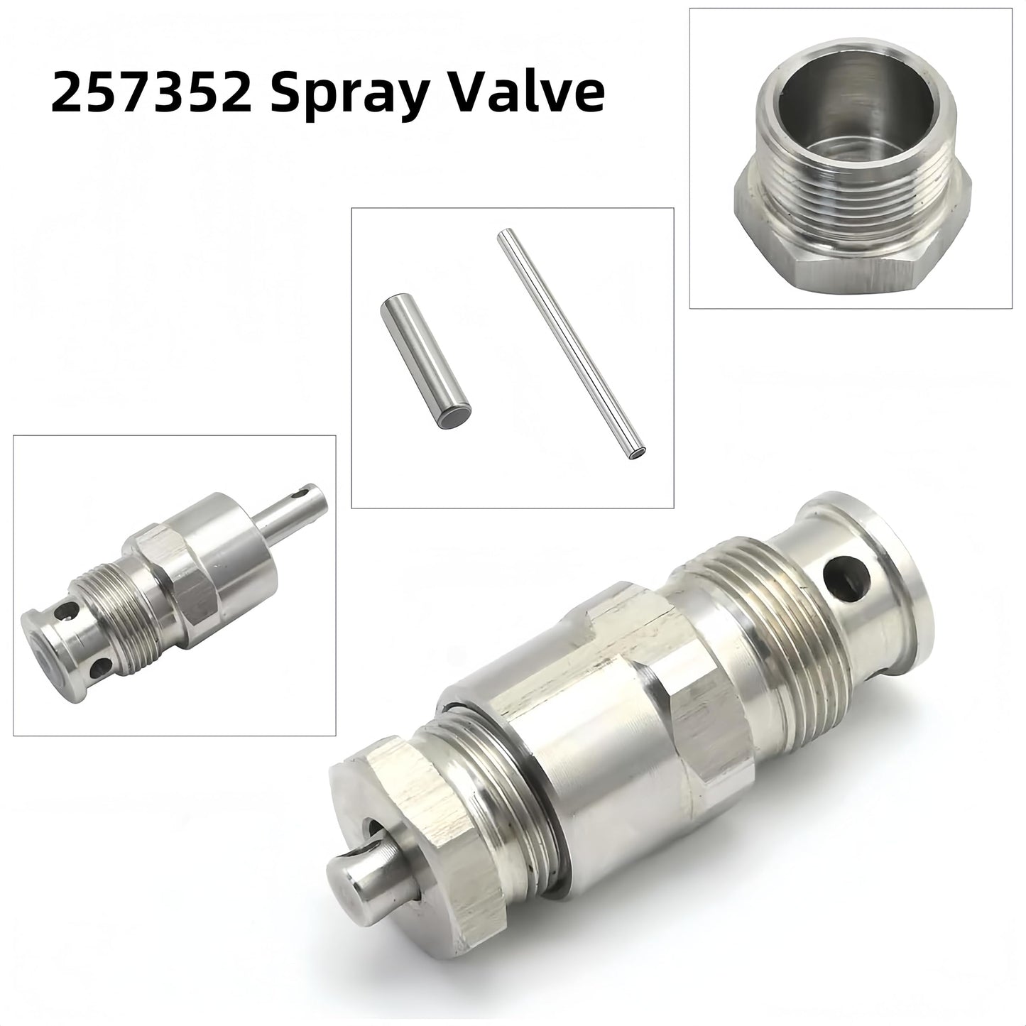 257352 Airless Prime Spray Valve Repair Kit for Graco 3900 5900 7900 695 795 1095 1595 2030 200 300 Airless Paint sprayers (1-Pack)