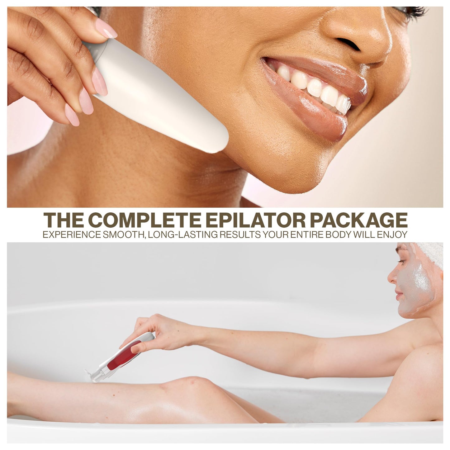 Epilady Legend 4th Generation and Epilady Esthetic Facial Epilator - Bundle Kit Value Pack