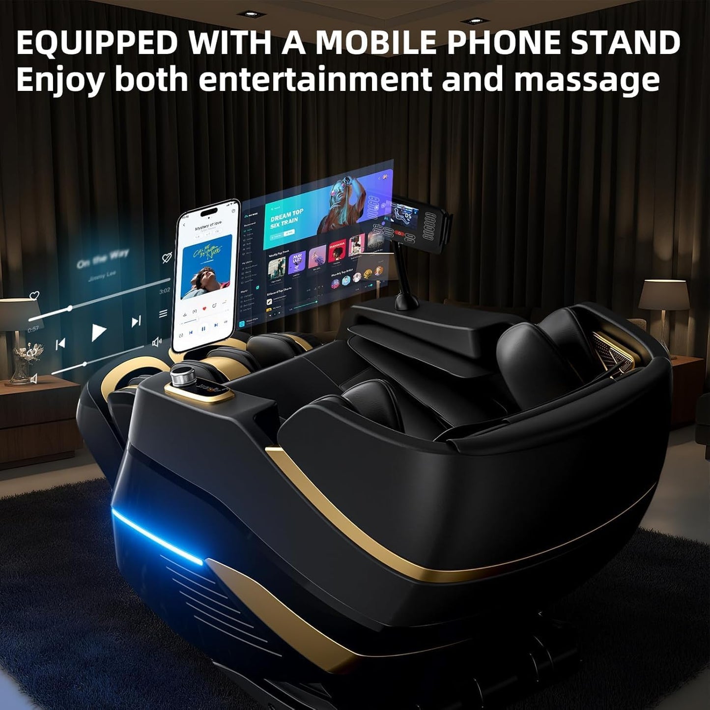 Full Body Massage Chair - 3D SL-Track Shiatsu Recliner with Heat | Zero Gravity, Airbag Massage & Calfrest Extension