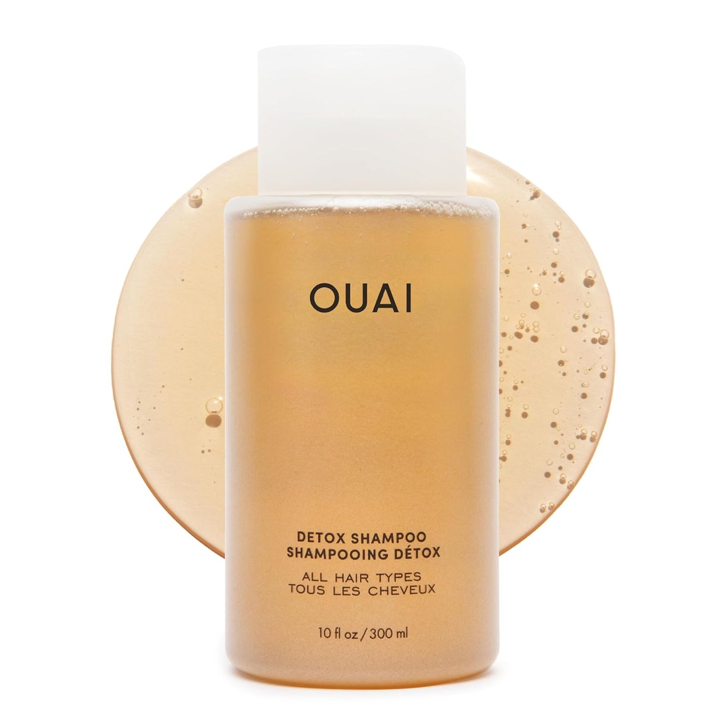 OUAI Detox Shampoo & Bond Repair Balm Set - Clarifying Shampoo + In-Shower Hair Mask Duo | Full Size for Dry, Damaged Hair