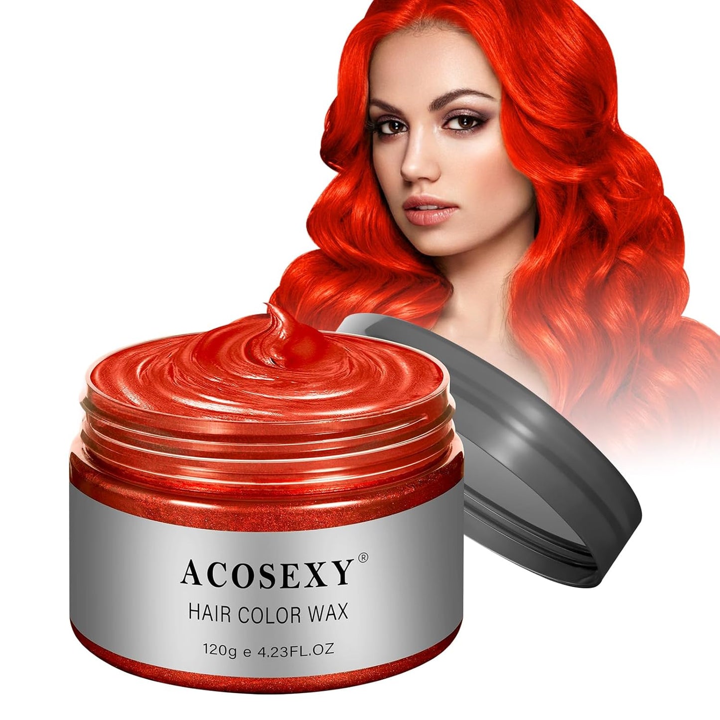Black Temporary Hair Color Spray - Natural Wax for Cosplay & Halloween | 1 Pack