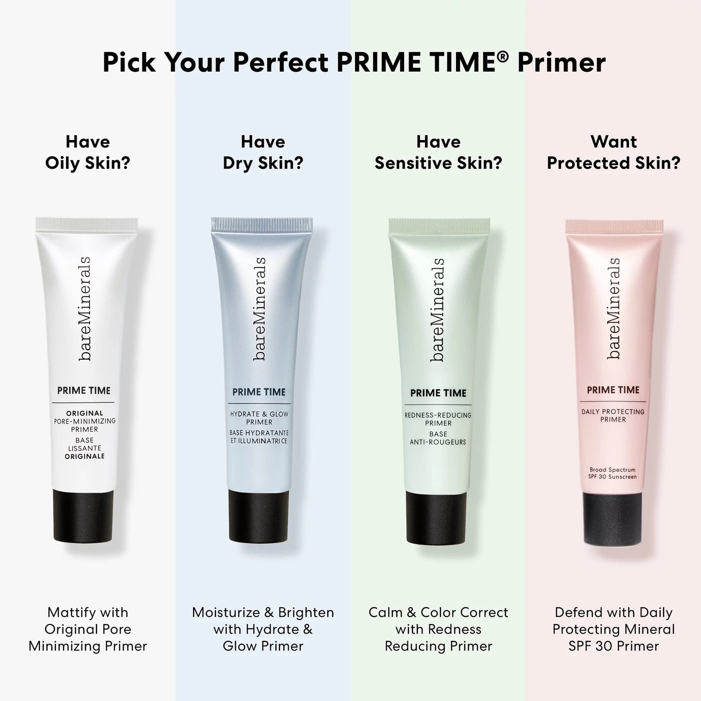 bareMinerals Redness Reducing Gel Face Primer, Vegan, Cruelty-Free & Dermatologist-Tested