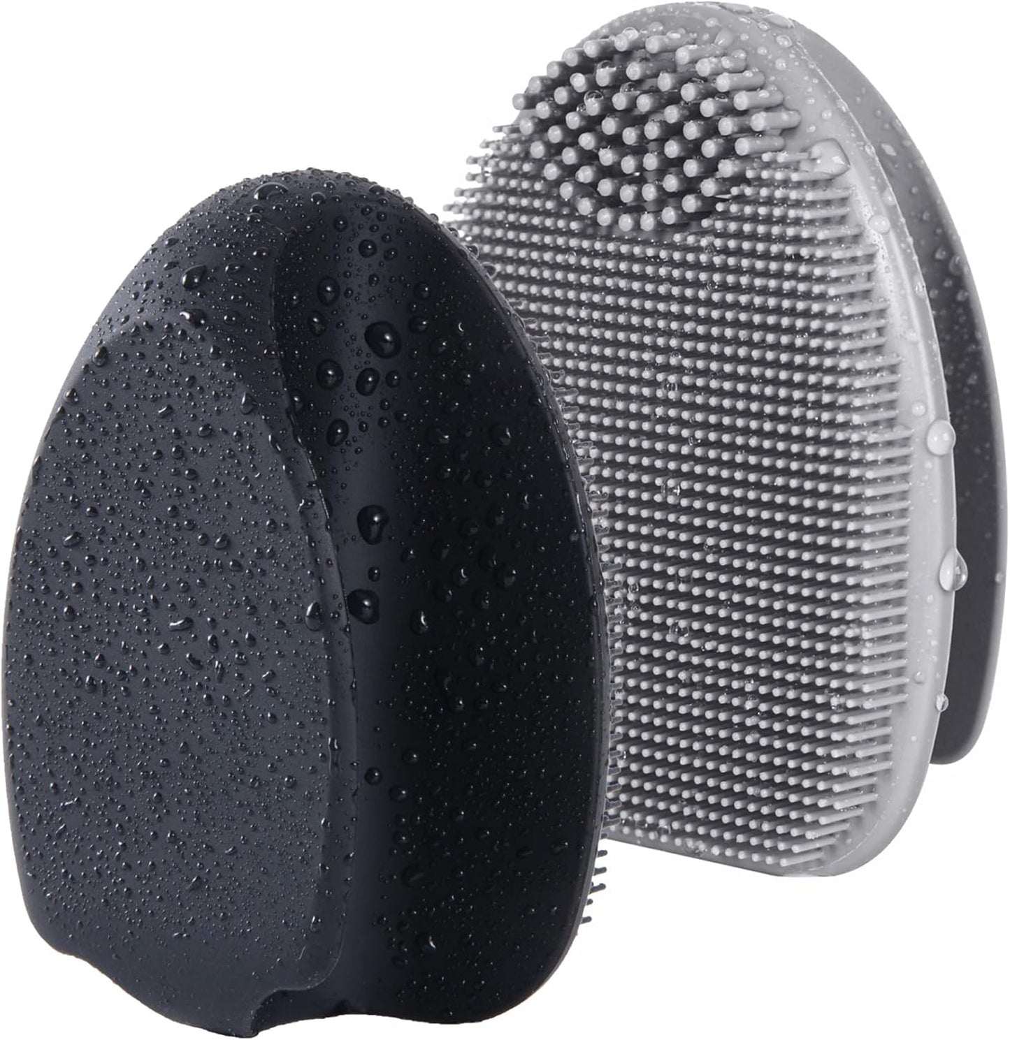 Silicone Face Scrubber - 2 Pack Exfoliating Facial Cleansing Brushes for Blackhead Removal & Pore Cleansing | Gentle Massaging Tool