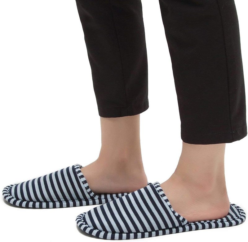 Travel Slippers - Portable Cotton Spa Slippers for Guests | Indoor Use
