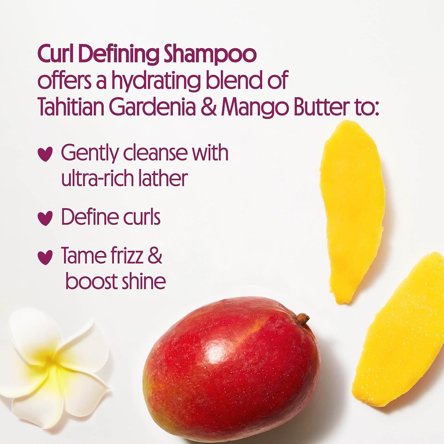 Curl Defining Shampoo and Conditioner Set - 98% Naturally Derived | 15.2 fl oz (2 Pack) for All Curl Types