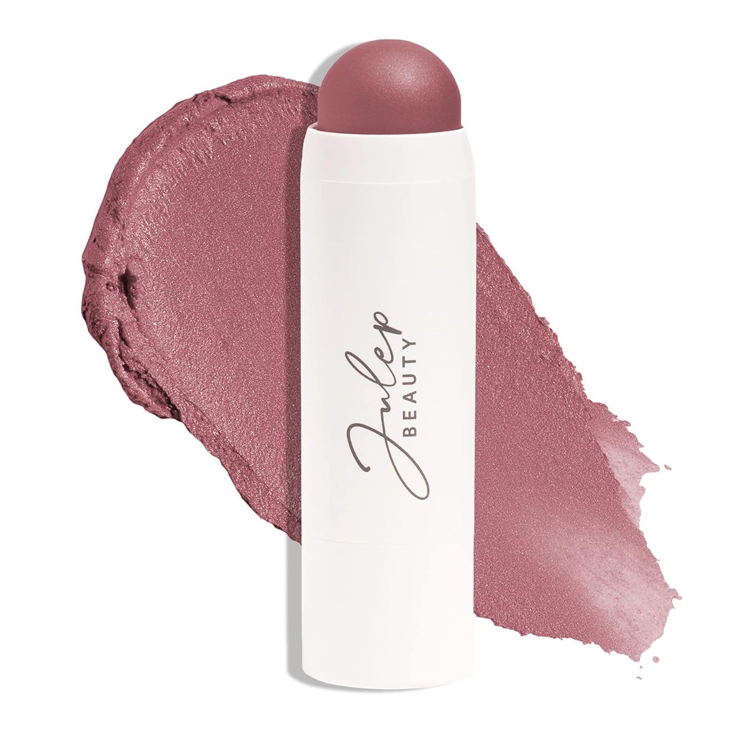 Cream to Powder Blush Stick - Blendable 2-in-1 Cheek & Lip Color - Muted Mauve, Cruelty-Free, Dewy Finish