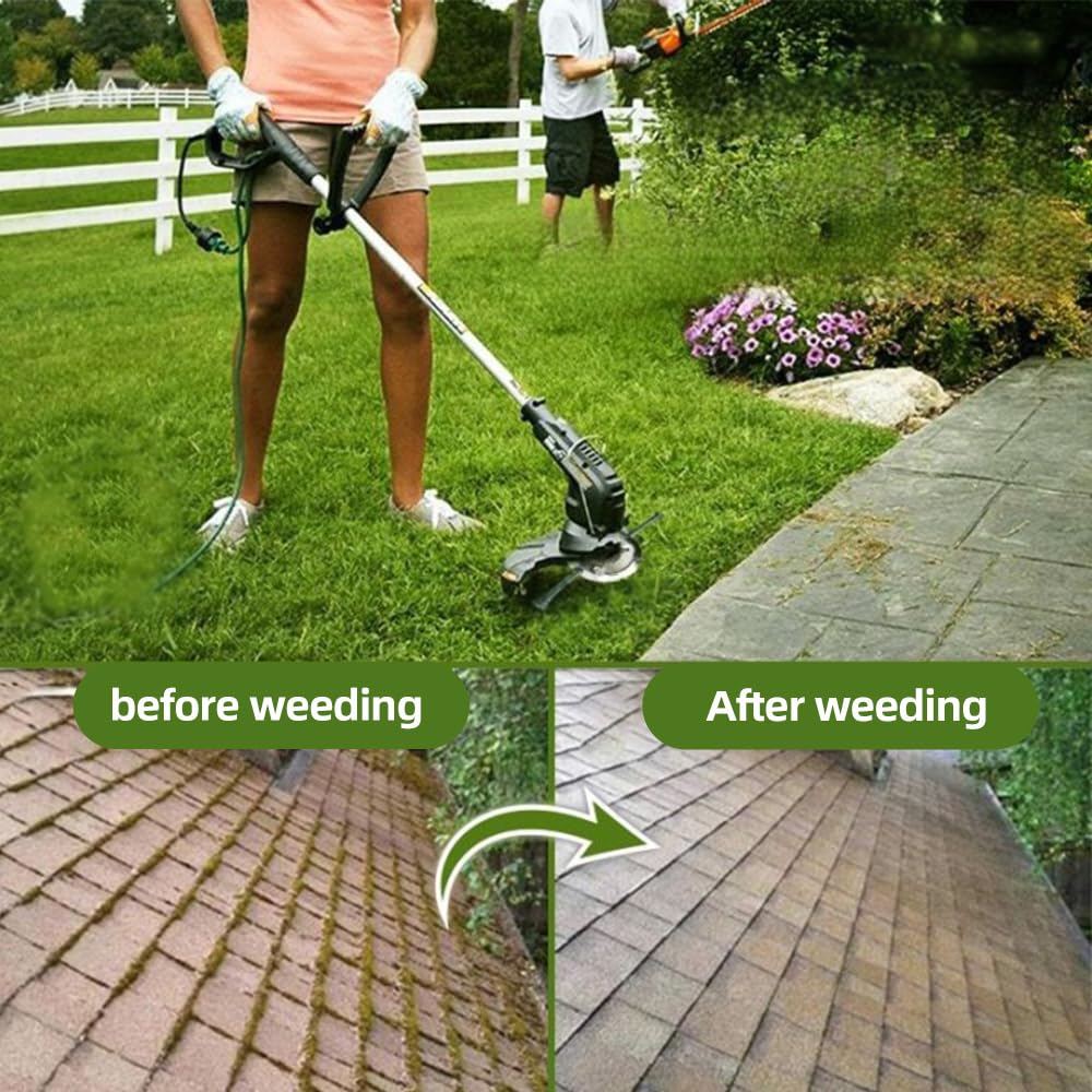 6 Inches Steel Wire Grass Trimmer Head, Upgrade Wire Trimmer Head Replacement for Electric Battery Powered Cordless String Trimmer, Weed Eater, Metal Weed Eater Blade (1, 6 Blade)
