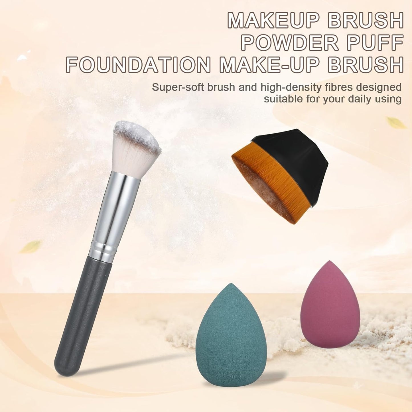 Makeup Kit for Women - 18 Colors Eyeshadow Palette & Foundation | Complete Set for Teen Girls & Beginners