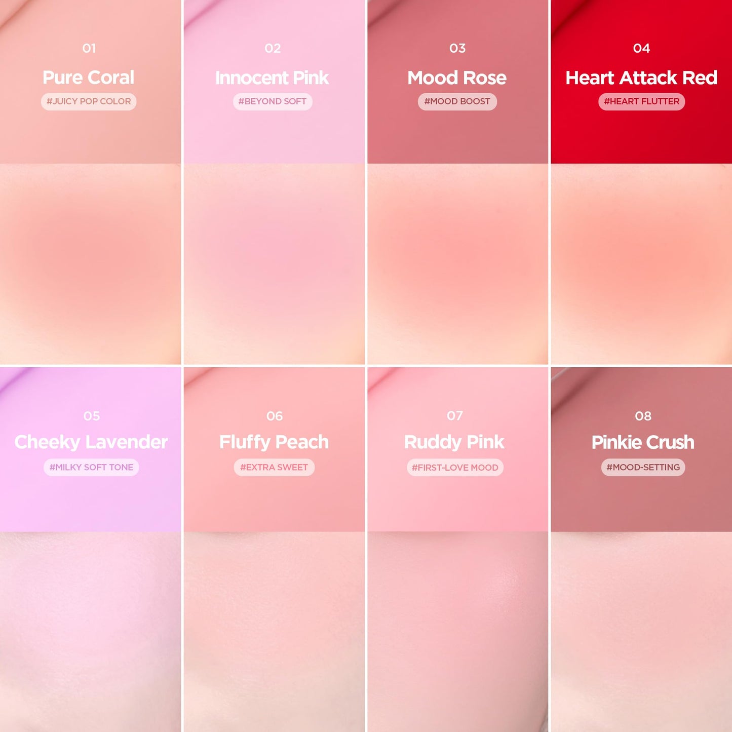 lilybyred Luv Beam Cheek Balm | Heart-Shaped Korean Cream Blush, Semi-Matte, Healthy Glow, Long-Lasting, Blendable & Buildable, Lightweight, Natural-Looking Color, 0.12 oz (15 Nutty Beam)