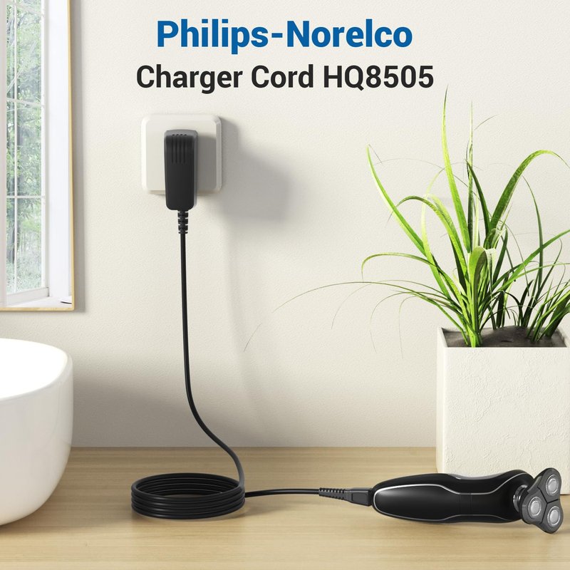 Auspow 15V Charger Fit for Philips Norelco HQ8505 Series 3000 5000 6000 7000 9000, Multigroom MG5750 MG7750 MG7770 MG7790 BG7030 BG7040 BG5025 QP6531, Fit for Phillips Electric Shaver Razor Trimmer