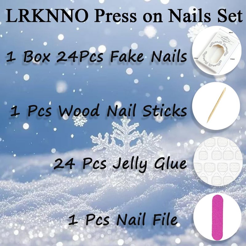 Flower Press-On Nails - Almond Medium Hibiscus Design with 3D Gold Beads | Spring Summer Acrylic Fake Nails for Women