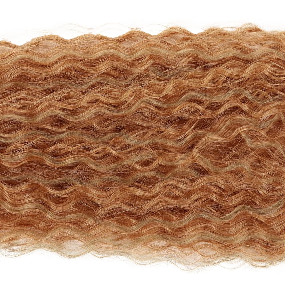 P27/30 Blonde Bundles Kinky Curly Bundles Human Hair 12 14 16 Inch #30 Light Brown Deep Curly Bundle Unprocessed Brazilian Virgin Weave Hair 3 Bundles 100 Gram Per Bundle
