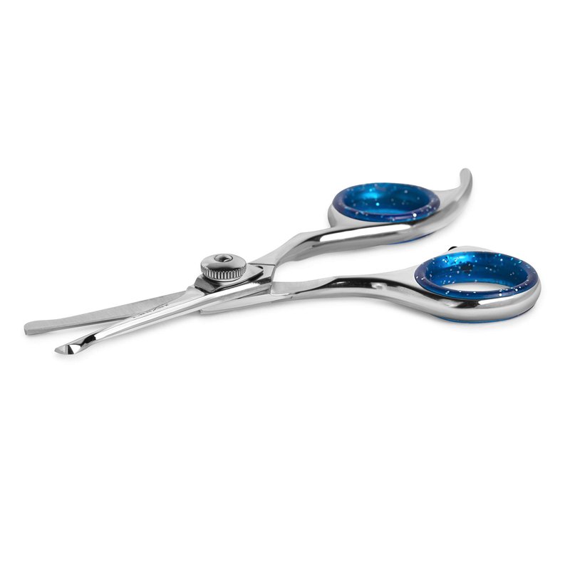 Laazar Straight Dog Grooming Scissors - Comfortable Around The Eyes Cat & Dog Scissors | Blunt Dog Trimming Scissors| Premium Stainless Steel | Grooming Scissors For Dogs - Dog Hair Scissors
