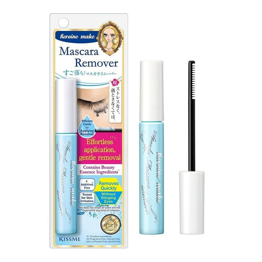 Heroine Make Mascara Remover - Gentle Waterproof Eye Makeup Solution | Travel Size Wand for Sensitive Eyes