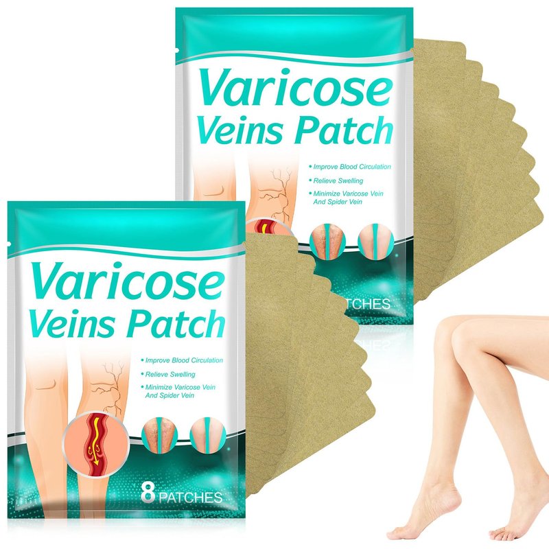 LegRenew Varicose Veins Patch | Natural Relief for Spider Veins - 2 Pack