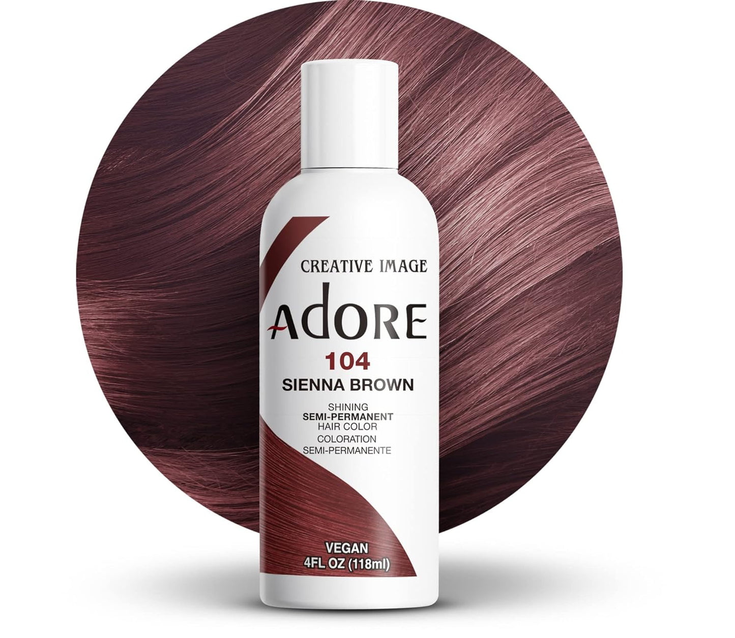 Adore Semi Permanent Hair Color - Mystic Grey | Vegan, Ammonia-Free Hair Dye | 4 Fl Oz