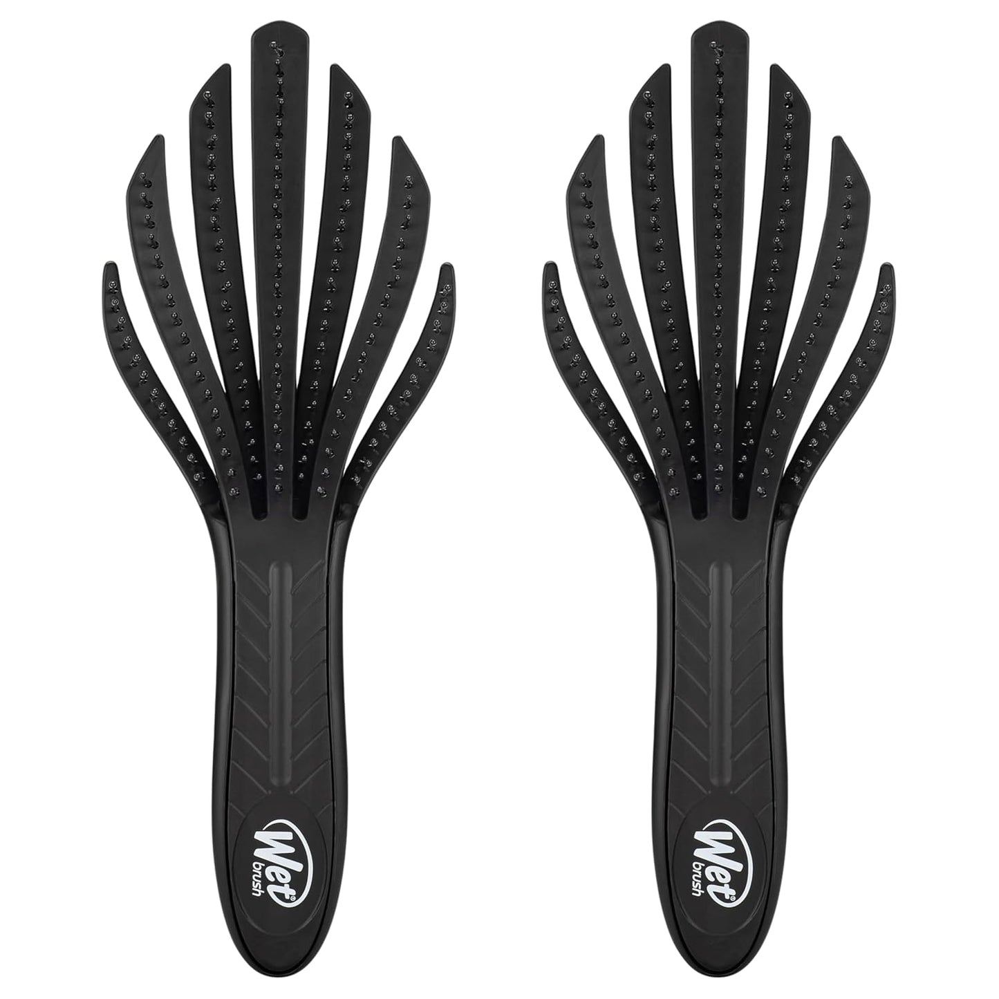 Wet Brush Go Green Curl Detangler Hair Brush - Pale Pink IntelliFlex Bristles for Easy Tangle Removal | Ideal for Curly Hair