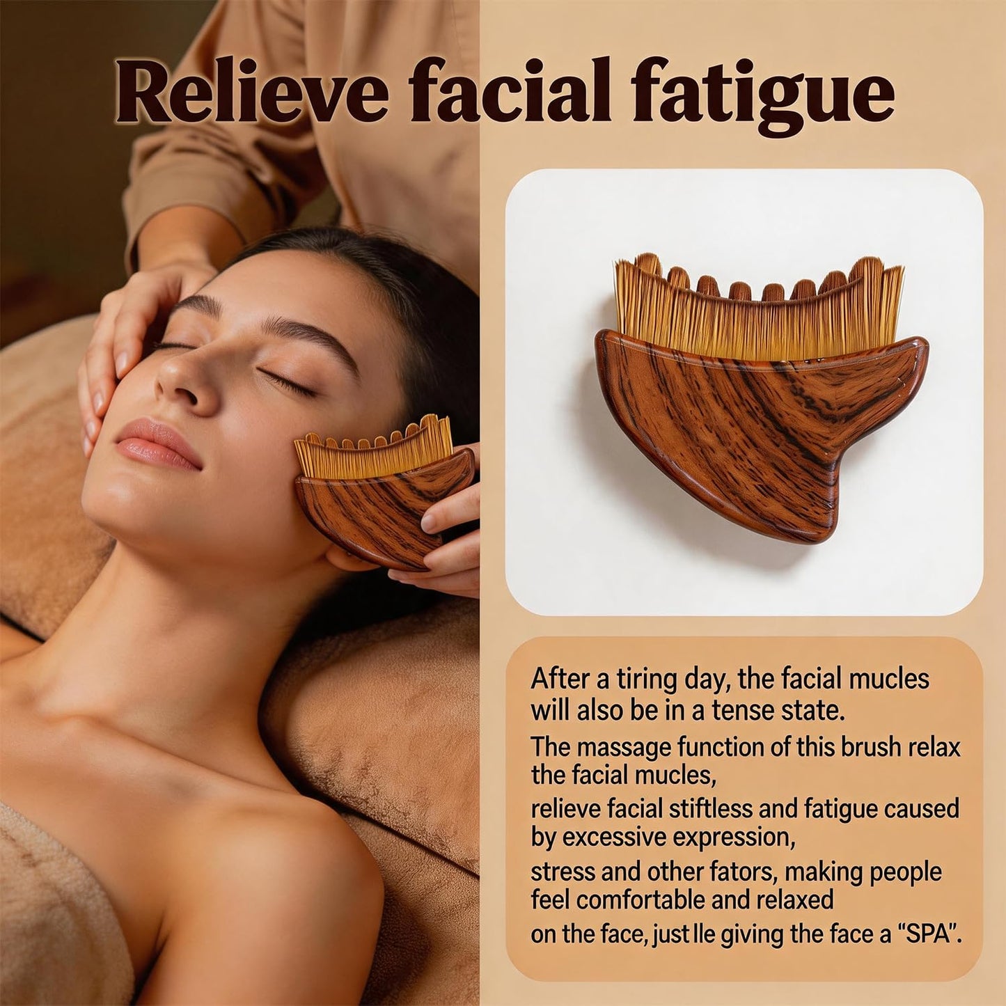 Lymphatic Contour Face Brush, Face Brush for Lymphatic Drainage Sculpting, Reduce Puffiness & Define Jawline
