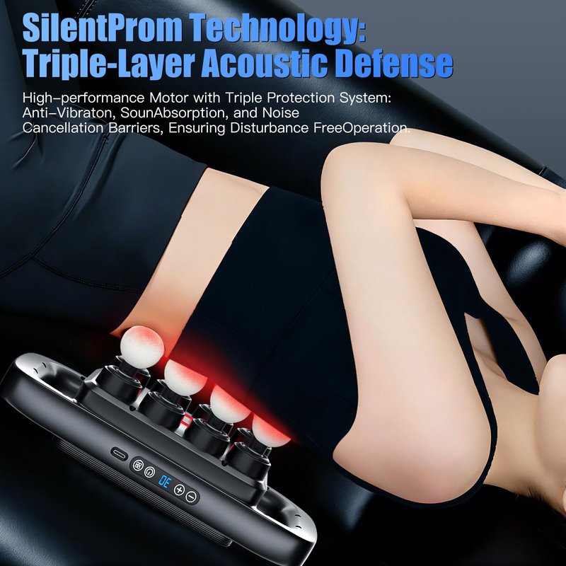 Stellamist 20 Heads Massage Gun Set, Deep Tissue Percussion Massager with 3 Modes&30 Intensities-Muscle Massage Gun for Back/Shoulder/Foot/Body/Hand Muscle Pain Relief,Birthday Gifts