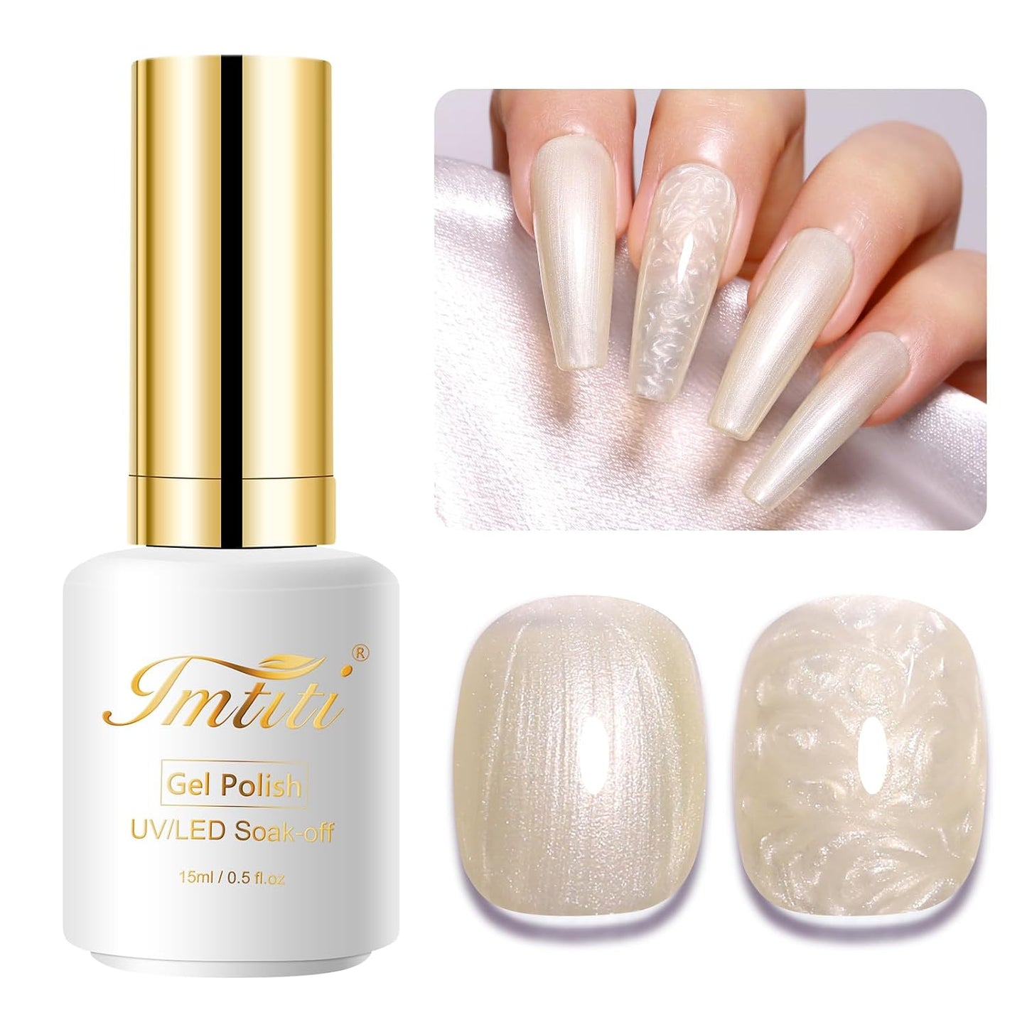 Coral Gel Nail Polish - UV/LED Soak Off Formula for Spring & Summer | 0.5 Fl Oz DIY Nail Art
