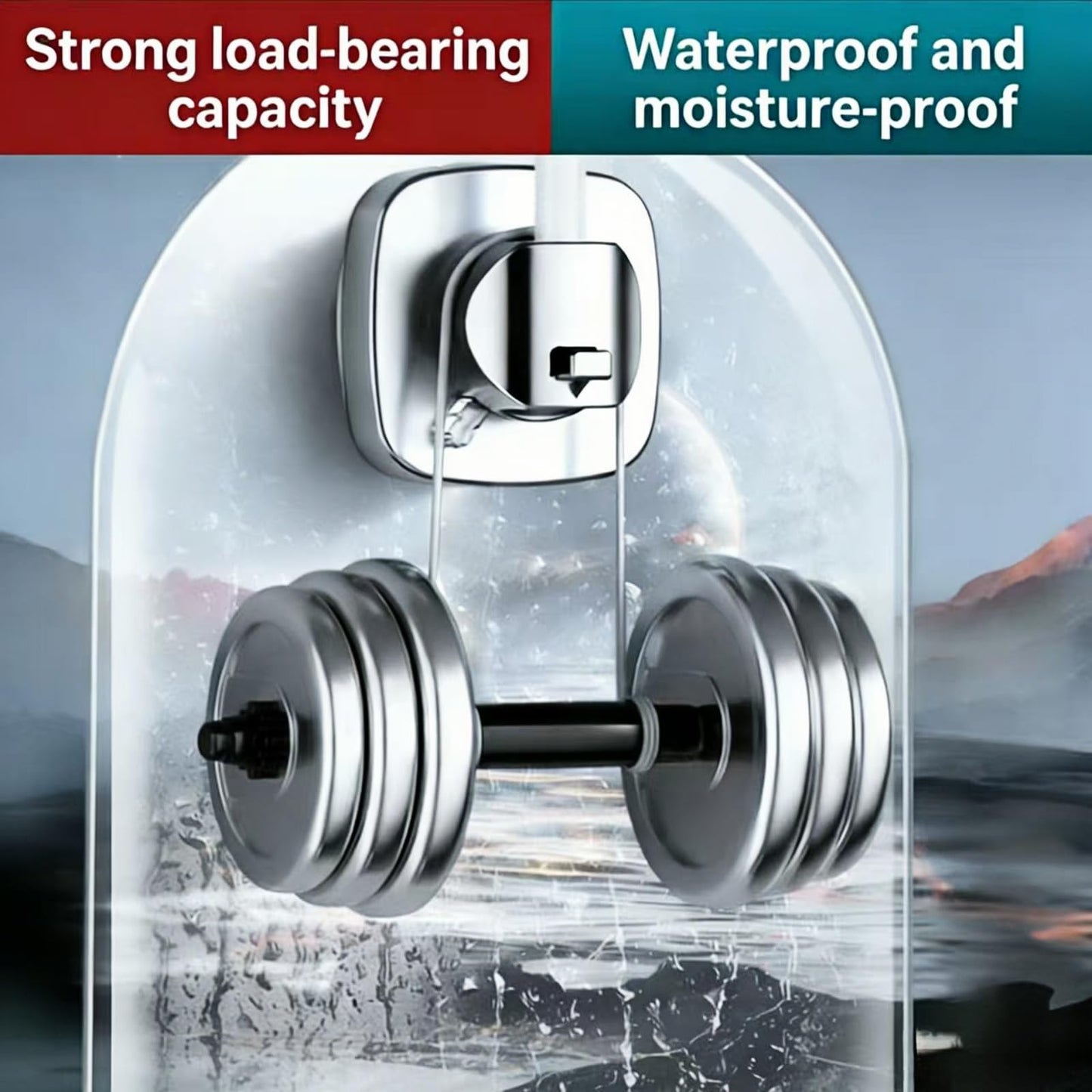 360° Swivel Shower Head Holder with Strong Removable Suction Cup | 10kg Load Capacity, Tool-Free Installation in Seconds Removable and Rustproof Shower Bracket with Chrome Polished for Bathroom