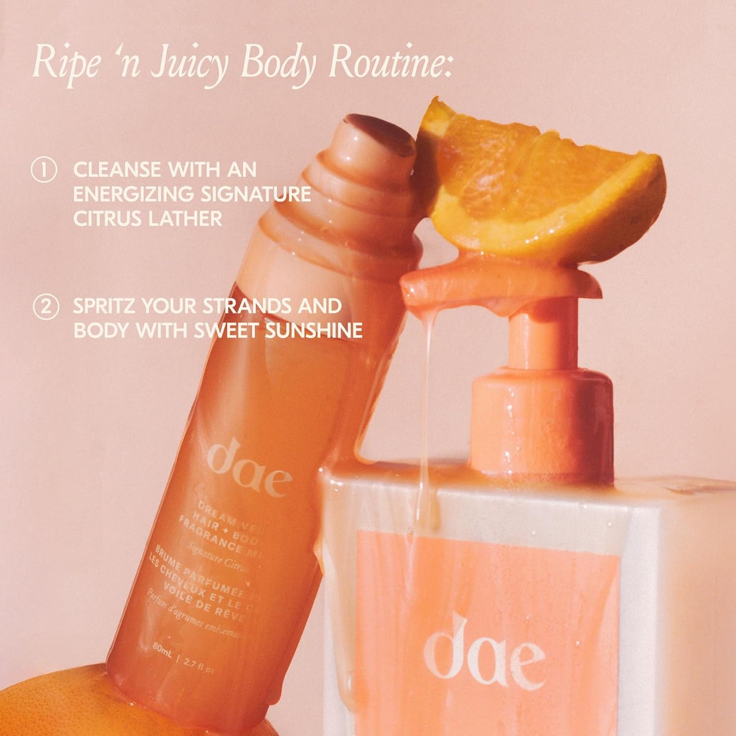 DAE Dream Veil Hair & Body Mist | Luxurious Hydrating Body Wash Combo