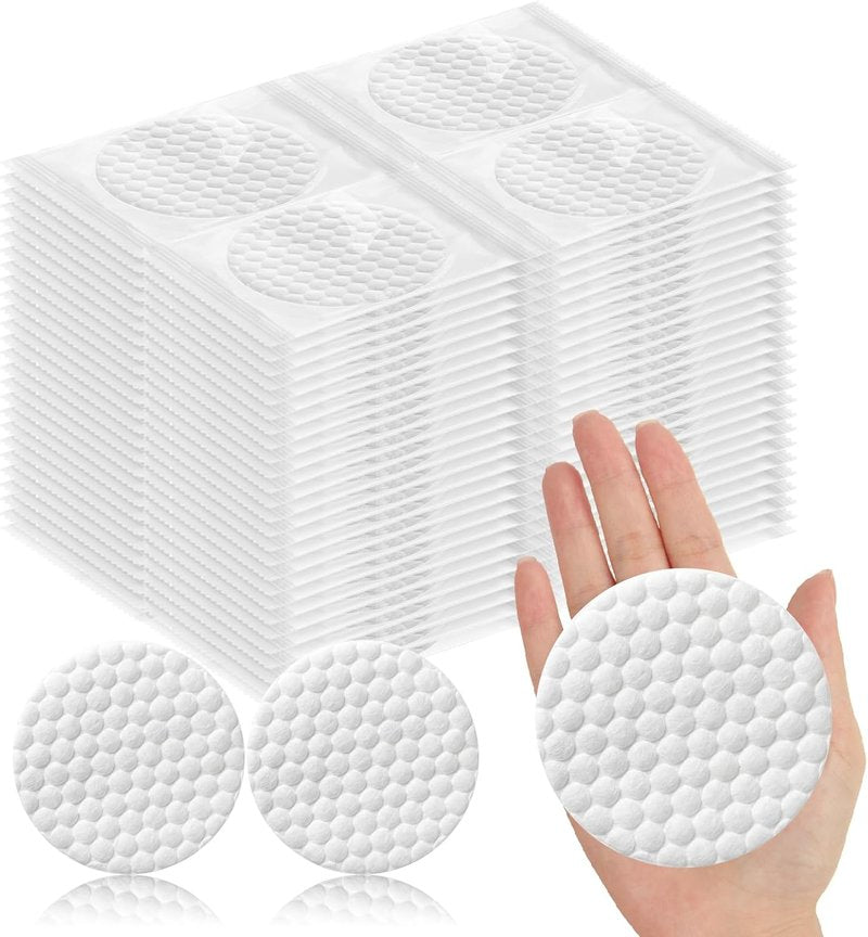 Extra Large Cotton Rounds - 3.14'' Disposable Makeup Remover Pads | Multi-Layer for All Skin Types (50 Count)