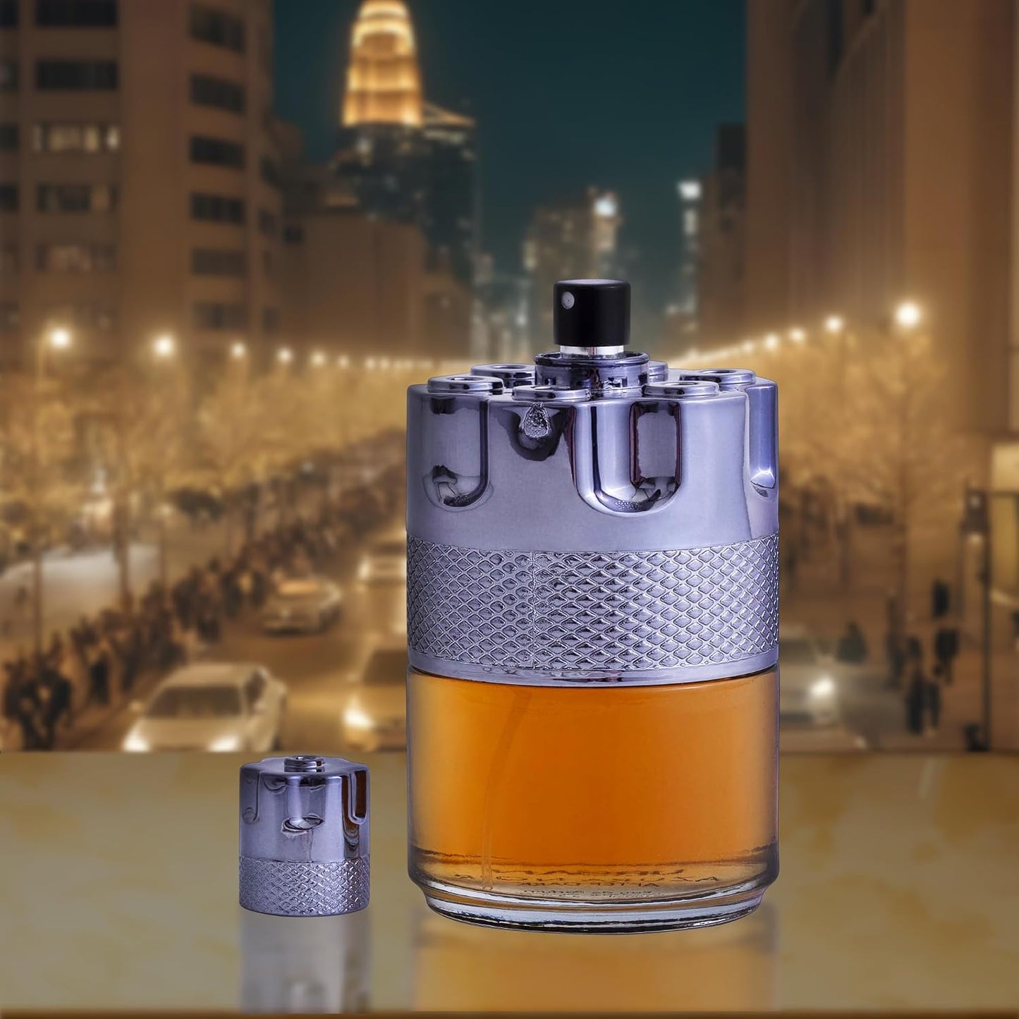 Azura Noir After Dark Eau De Parfum for Men | Woody Spicy Fragrance - 100ml Elegant Bottle with Citrus & Cinnamon Notes