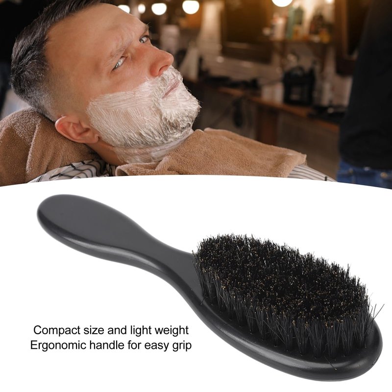 Dioche Men's Beard Brush, Soft Brush for Daily Care and Styling with Excellent Craftsmanship and Good Cleaning Effect