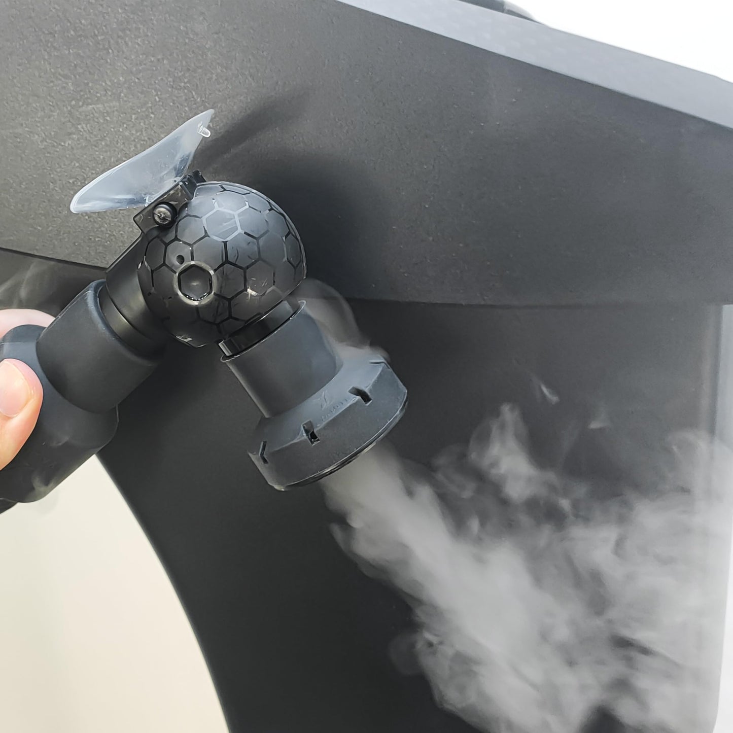 Elitzia Suction Cup Holder Micro Mist Hair Steamer Salon Shampoo Bowl Nano Micro Mist Steam Suction Cup Holder Steamer Accessory