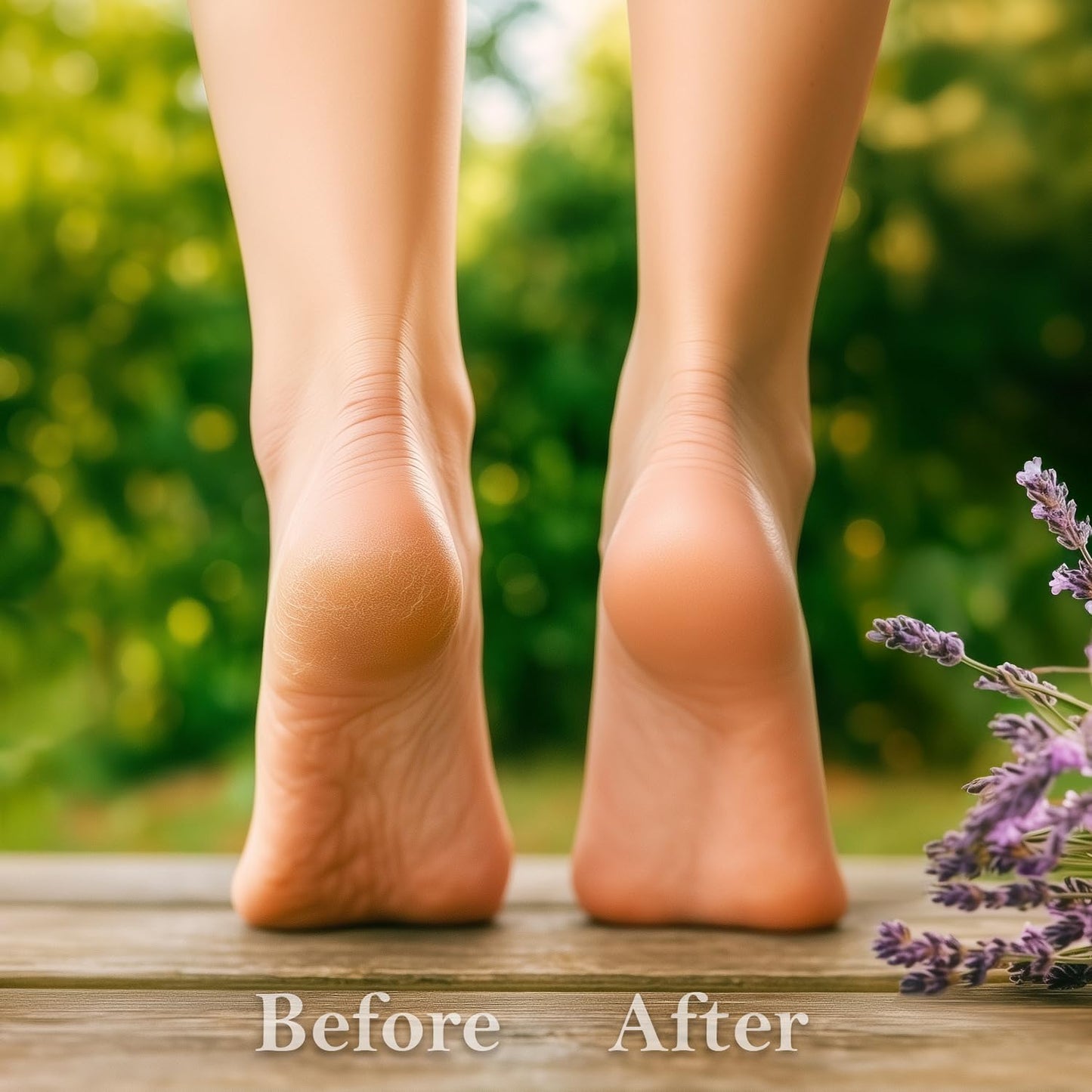 Organic Foot Cream for Dry Cracked Heels - Jojoba & Lavender Moisturizer | 3.4 oz Natural Foot Balm