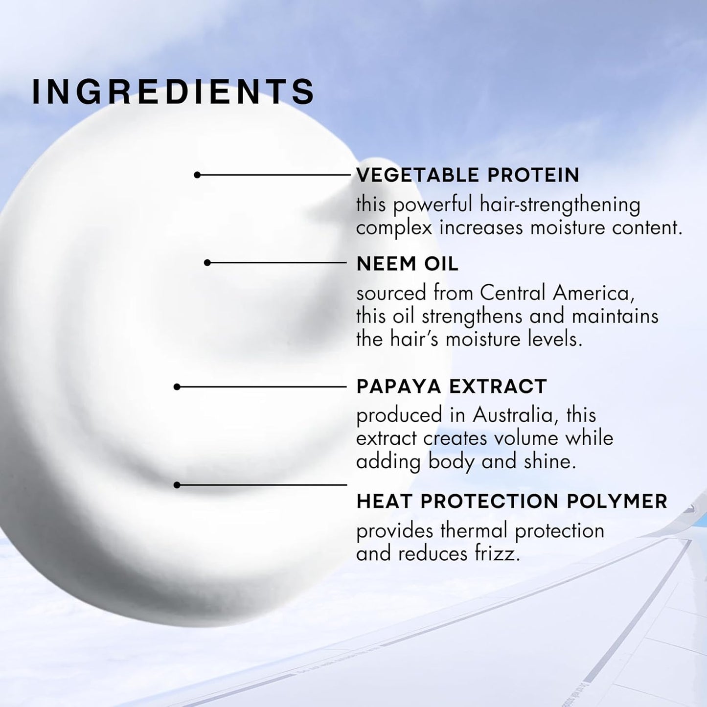 R+Co Aircraft Pomade Mousse - Lightweight Styling Foam for Texture & Volume | Vegan, 5.6oz