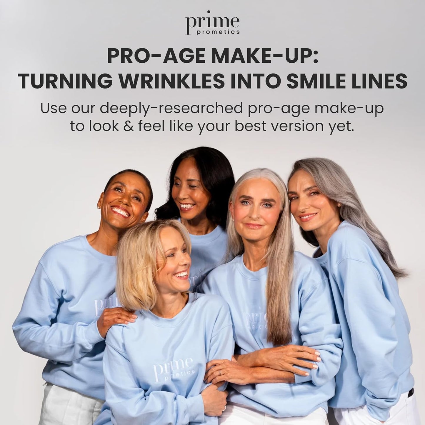 Prime Prometics PrimeLash Mascara for Older Women - Volumizing & Lengthening Formula | Hypoallergenic, Zero Clumps, Long-Lasting (Mulberry)