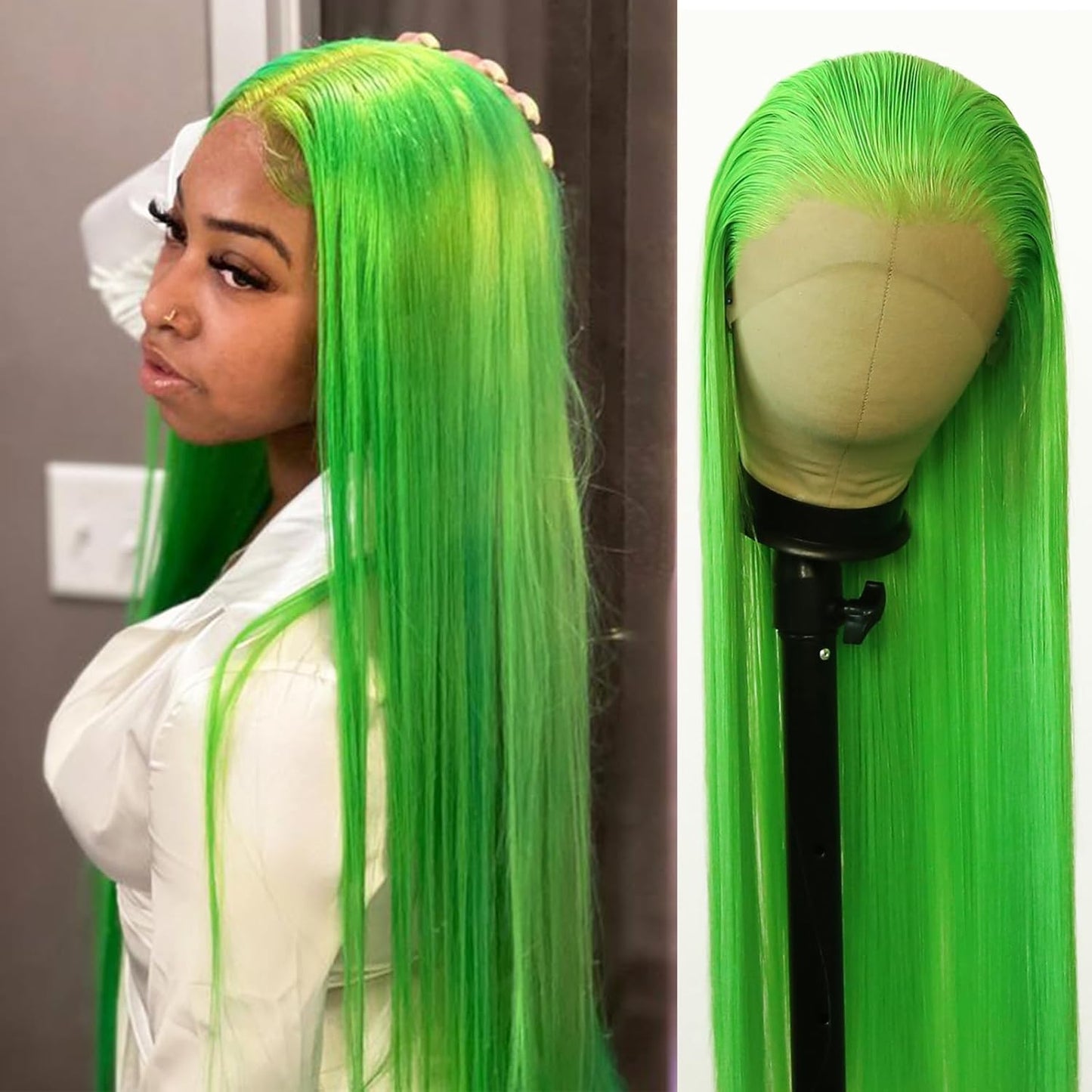 99J Burgundy Lace Front Wig - Long Straight Synthetic Hair, Pre-Plucked Natural Hairline for Black Women | Heat Resistant Fiber, Daily Wear