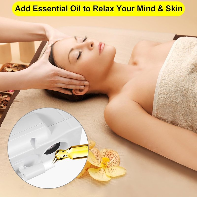 Professional Facial Steamer - Hot Mist Ozone Vaporizer for Spa Treatments | Home Use Face Steam Machine