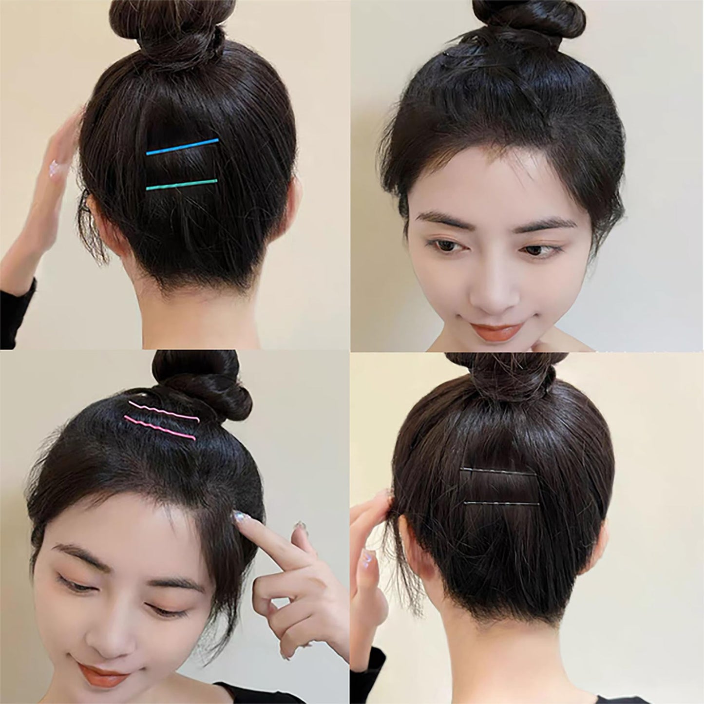 50 pcs Bobby Pins with Cute Tin Box Packaging Hair Clips for Girls and Women of All Hair Types for Styling Updo Hair Buns