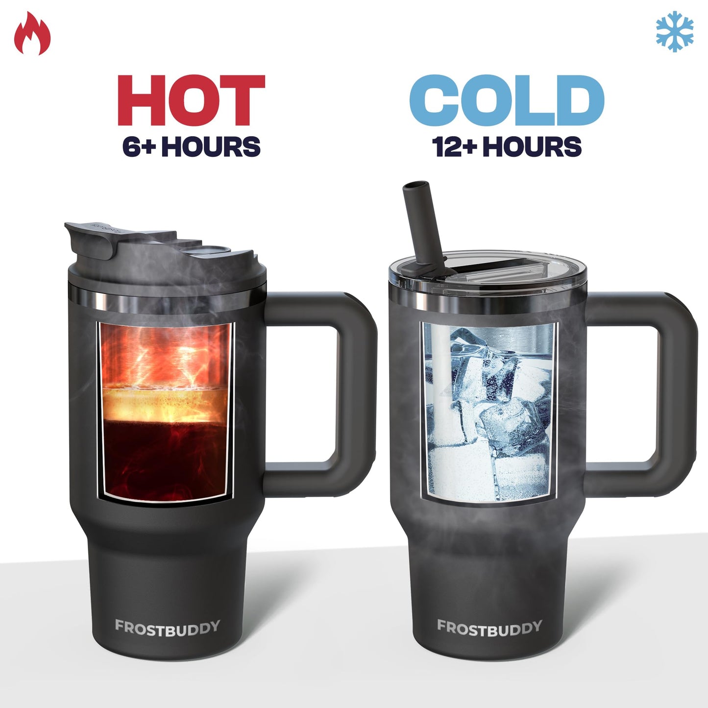 Frost Buddy Thicc Buddy 40oz Tumbler - Stainless Steel (Vanilla Ice Cream)