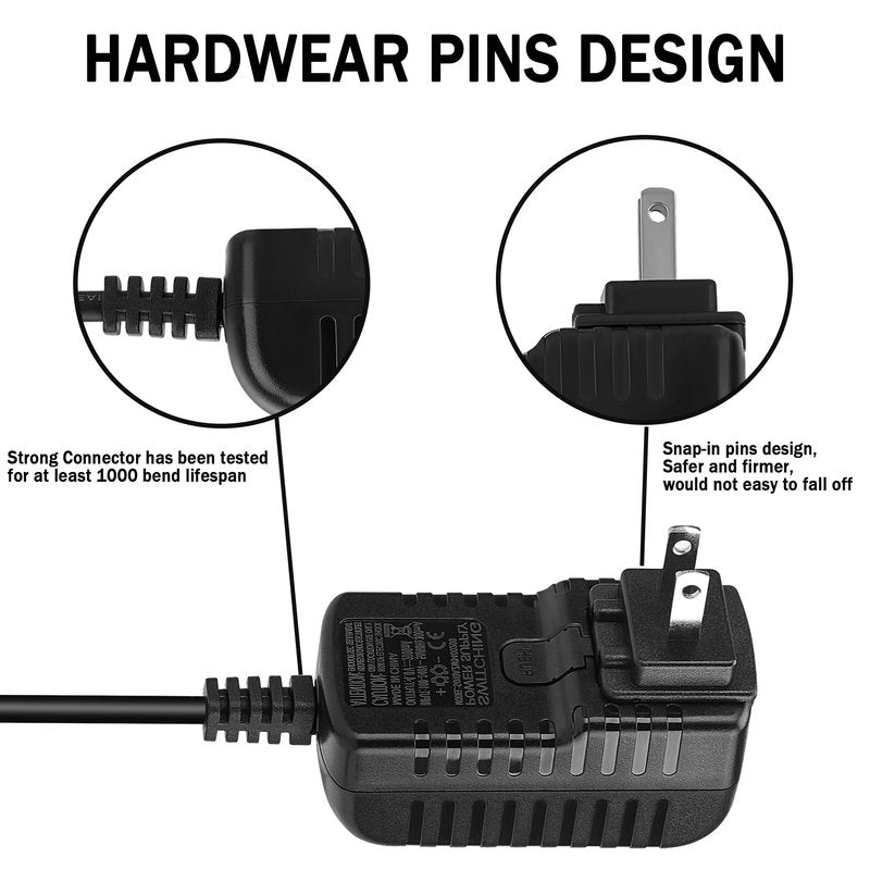 Kaynway 2PCS Replacement 5V Clipper Charger Stand Set for Wahl Senior Magic Clip Metal Edition Detailer Cordless Clipper, Professional Charger Cord for Wahl 8173 Vanish Shaver