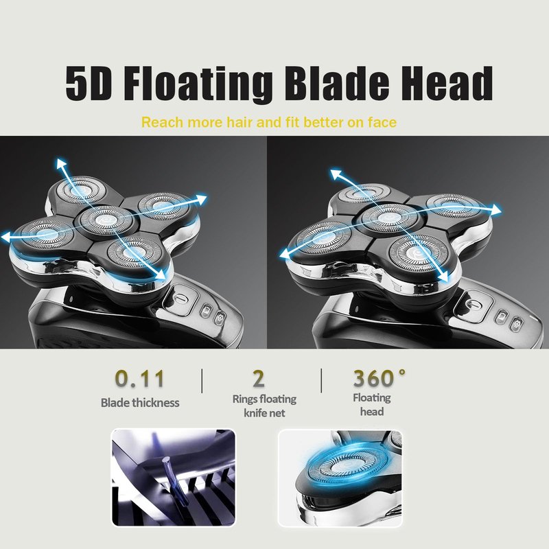 XR7000 Balder Pro Replacement Head Compatible with Remington Balder Pro Head Shaver Model XR7000/XR1500/XR1501 (4 Count)